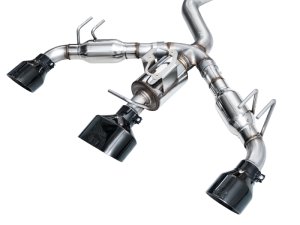 Toyota GR Corolla Performance Exhaust - AWE Tuning - Cat Back Touring Edition - Diamond Black - `23-`27